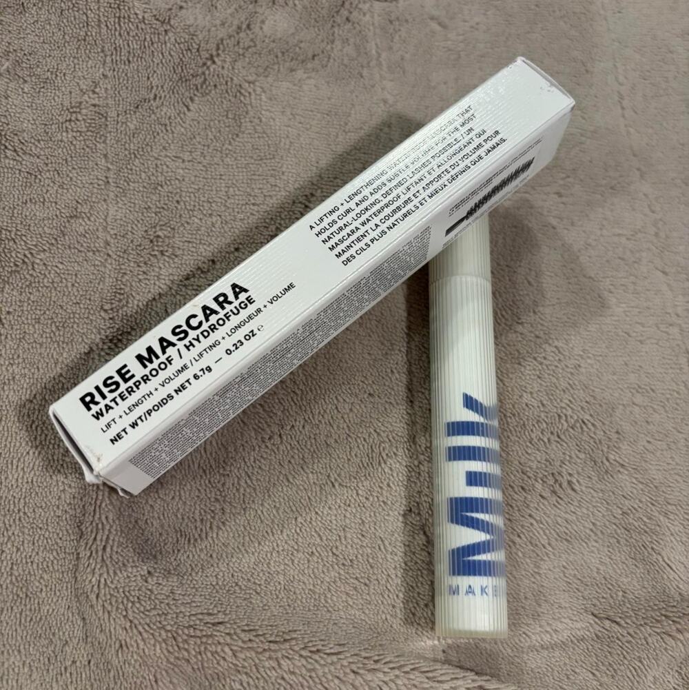 MILK Makeup Waterproof RISE Lifting + Lengthening Mascara Black - NEW